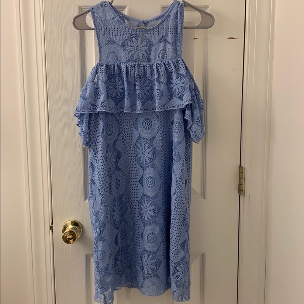 Blue cocktail dress